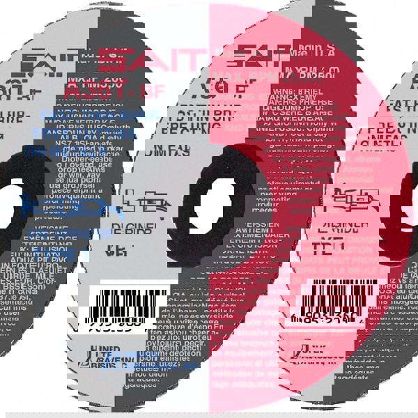 Cutoff Wheel: Type 01/41, 4