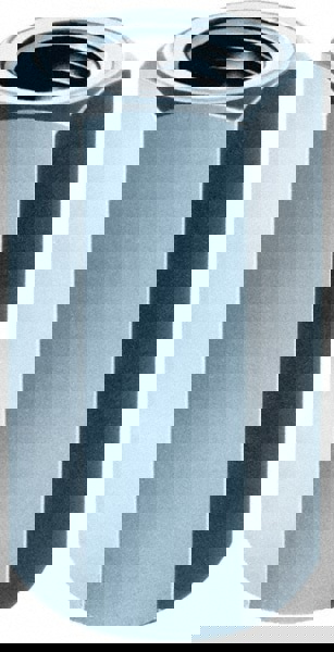 M10x1.50 Thread, 30mm OAL Steel Standard Coupling Nut