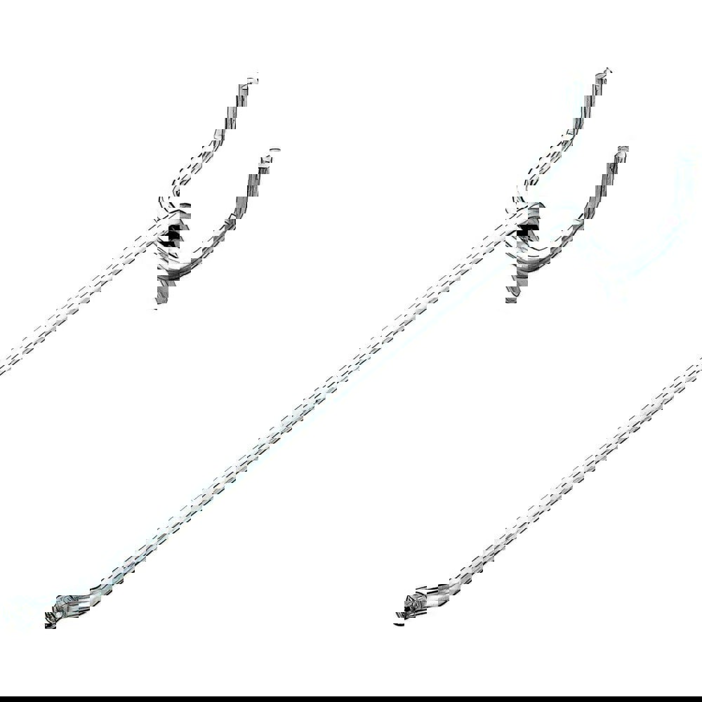 Pegboard Hooks; Hook Type: Single Hook ; Mount Type: Pegboard ; Material: Metal ; Projection: 6in ; Finish: Zinc ; For Peg Hole Diameter: 0.25