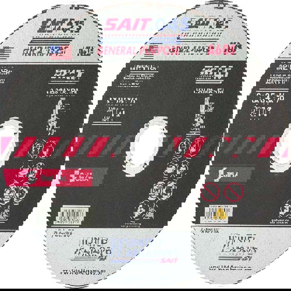 Cutoff Wheel: Type 01/41, 6