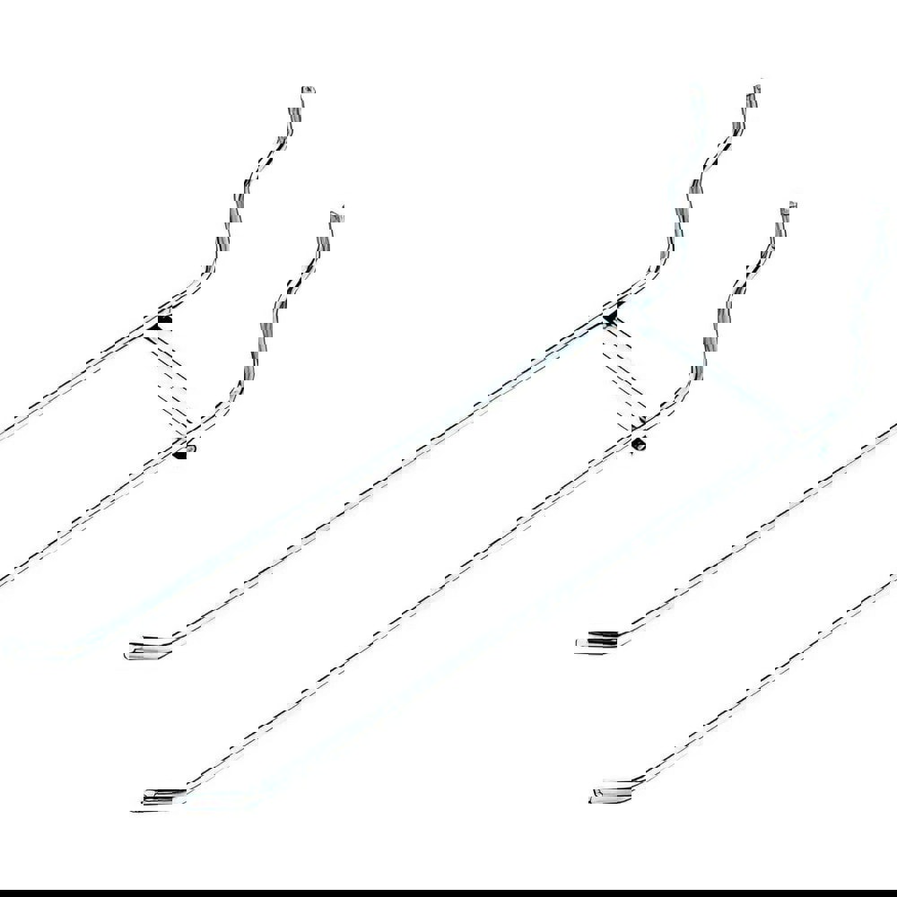 Pegboard Hooks; Hook Type: Double Hook ; Mount Type: Pegboard ; Material: Metal ; Projection: 3in ; Finish: Zinc-Plated ; For Peg Hole Diameter: 0.25in