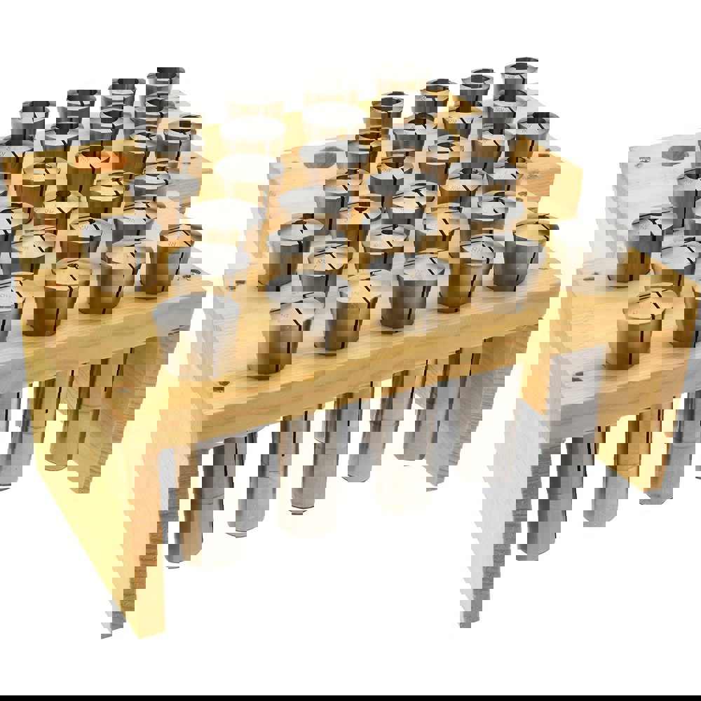 Collet Set: 27 Pc, 1/16 to 7/8