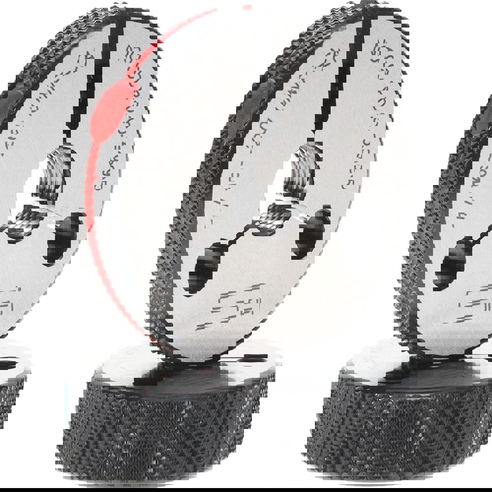 Threaded Ring Gage: 7/16-20 Thread, Class 2A, Go & No Go