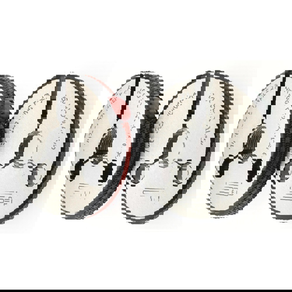 Threaded Ring Gage: 7/16-28 Thread, Class 2A, Go & No Go