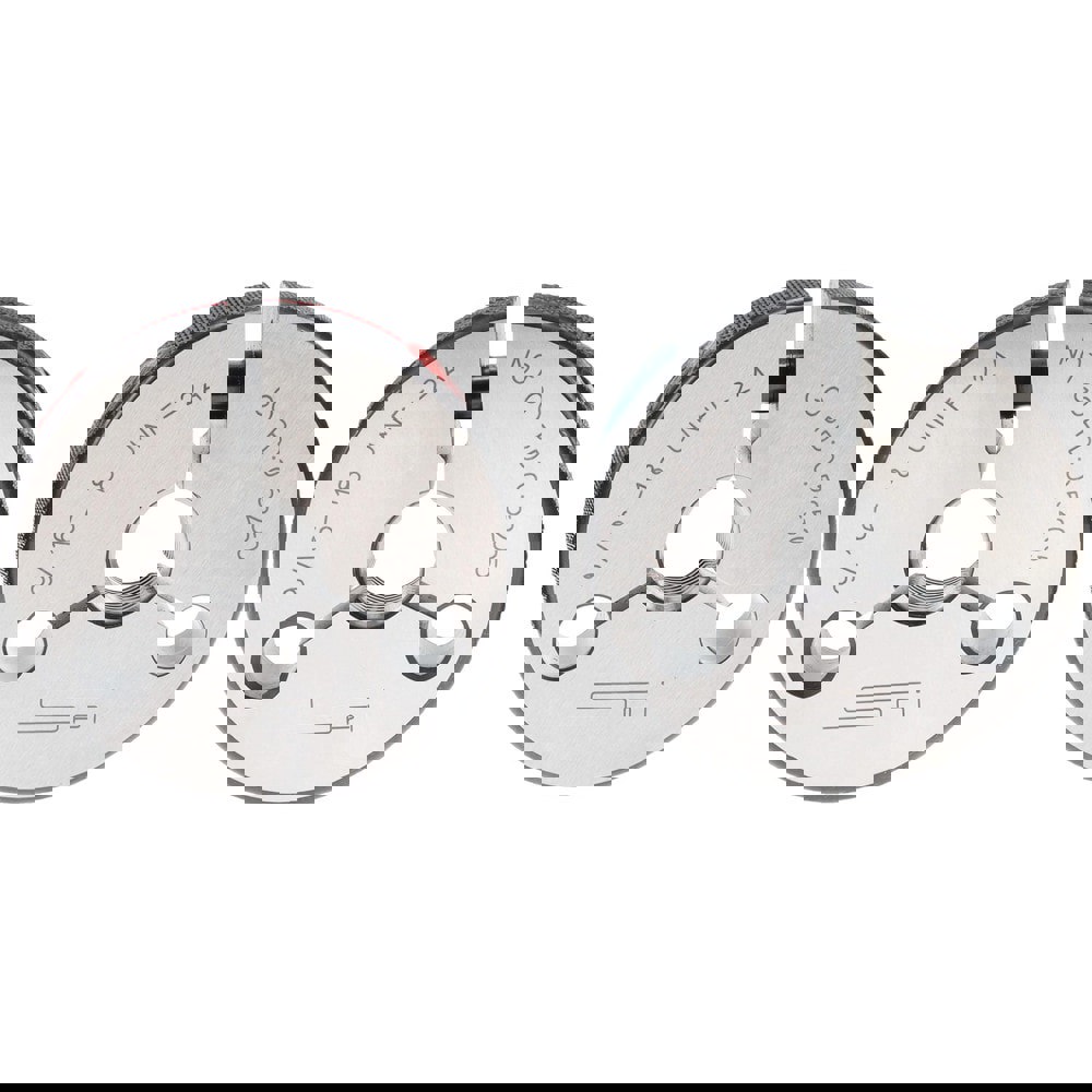 Threaded Ring Gage: 9/16-18 Thread, Class 2A, Go & No Go