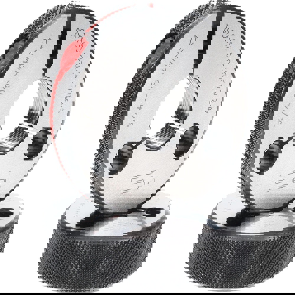 Threaded Ring Gage: 3/4-16 Thread, Class 2A, Go & No Go