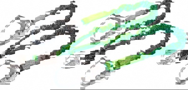 6' Long, 310 Lb Capacity, 2 Leg Locking Snap Hook Harness Shock Absorbing Lanyard