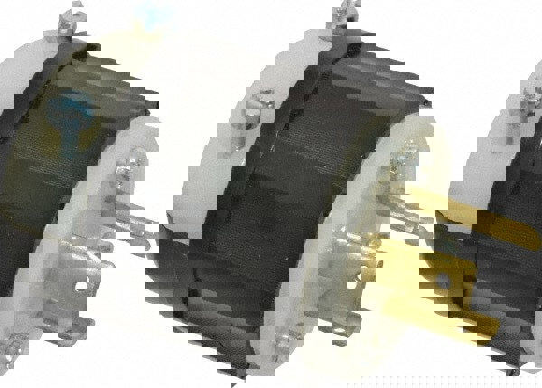 Locking Inlet: Plug, Industrial, L6-20P, 250V, Black & White