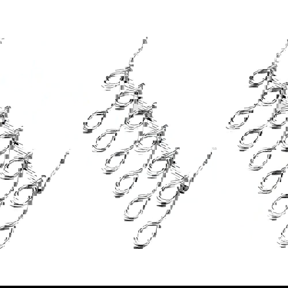 Pegboard Hooks; Hook Type: Multiple Tool Holder ; Mount Type: Pegboard ; Material: Metal ; Projection: 1.59in ; Finish: Zinc ; For Peg Hole Diameter: 0.25