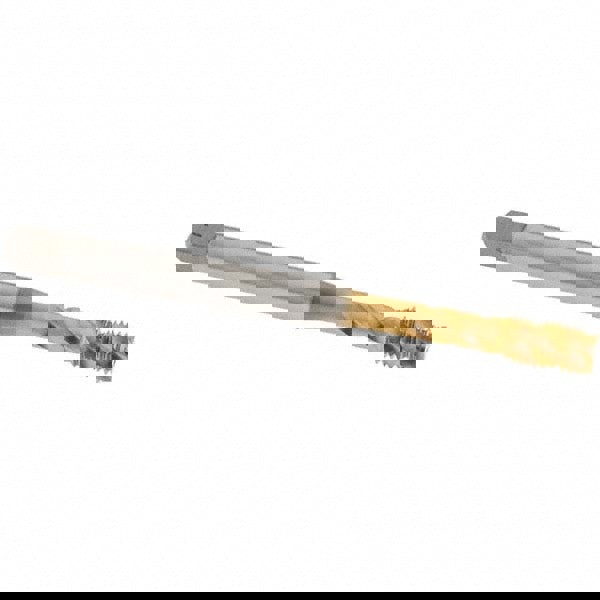 Spiral Flute Tap: 1/4-28, UNF, 3 Flute, Modified Bottoming Chamfer, 2B Class of Fit, Vanadium High-Speed Steel, TiN Finish