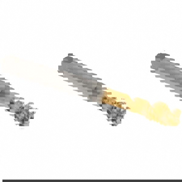 Spiral Flute Tap: 3/8-16, UNC, 3 Flute, Modified Bottoming Chamfer, 2B Class of Fit, Vanadium High-Speed Steel, TiN Finish