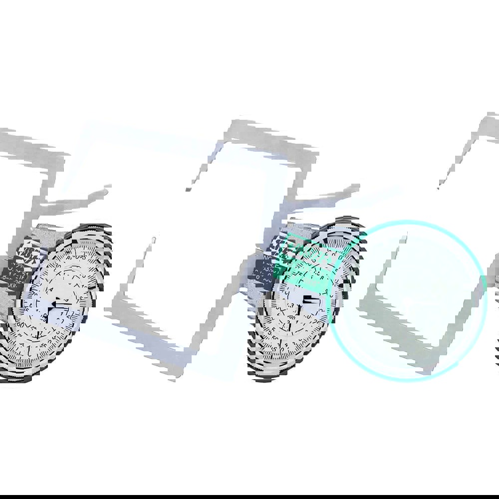 Outside Dial Caliper Gages; Groove Width (Decimal Inch): 0.1970 ; Contact Point Type: Radius Steel Contact Tip