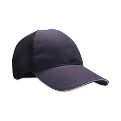 Adjustable Hook & Loop Strap Vented Baseball Cap with Bump Cap Insert
