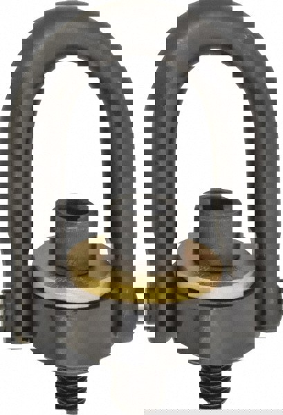 Safety Engineered Center Pull Hoist Ring: Bolt-On, 10,000 lb Working Load Limit