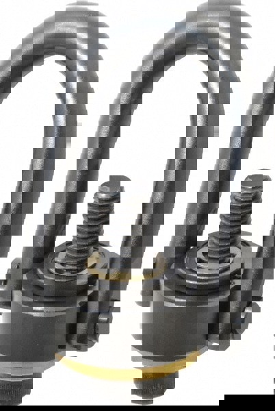 Safety Engineered Center Pull Hoist Ring: Bolt-On, 10,000 lb Working Load Limit