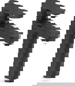 Single Handle Monoblock Bathroom Sink Faucet in Matte Black