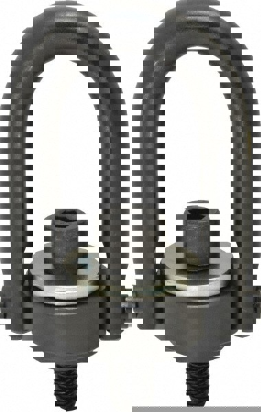 Safety Engineered Center Pull Hoist Ring: Bolt-On, 7,000 lb Working Load Limit