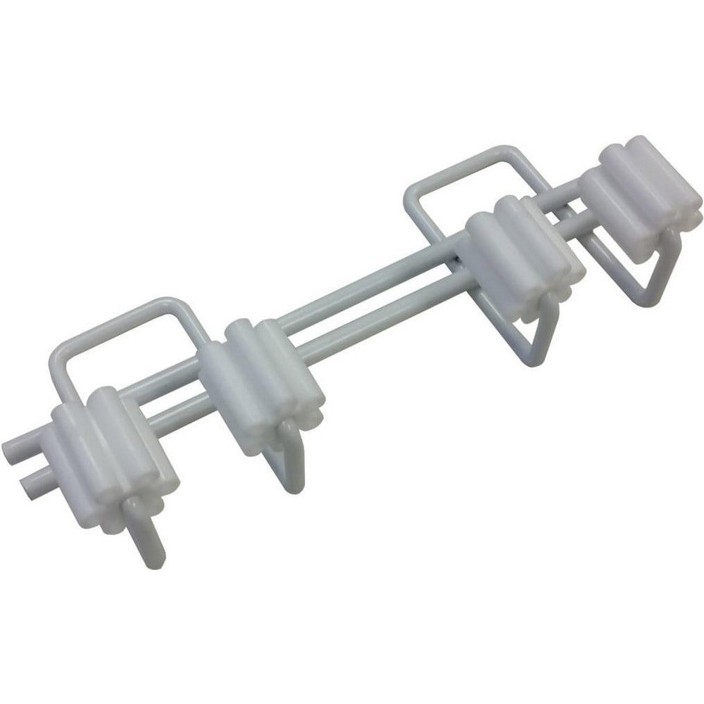 All-Purpose & Utility Hooks; Mount Type: Screw ; Material: Steel ; Maximum Load Capacity: 20.00 ; Projection (Decimal Inch): 1.0000 ; Color: White ; Overall Length (Inch): 6
