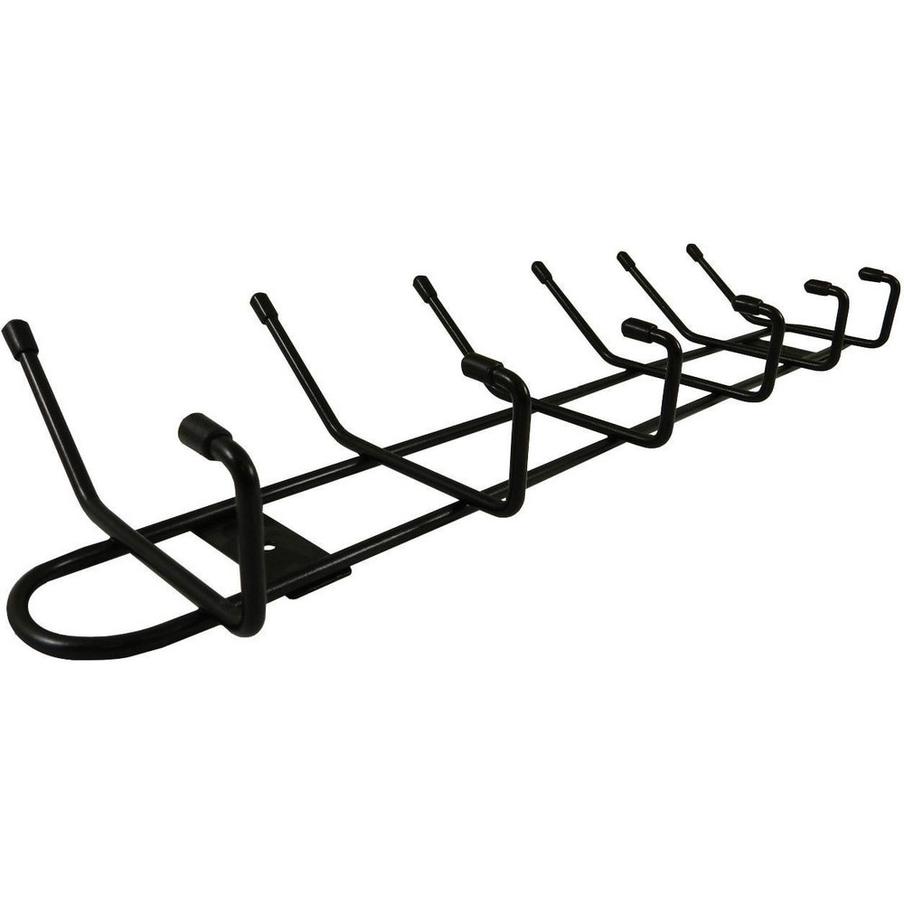 All-Purpose & Utility Hooks; Mount Type: Screw ; Material: Steel ; Maximum Load Capacity: 25.00 ; Projection (Decimal Inch): 2.0000 ; Color: Black ; Overall Length (Inch): 2