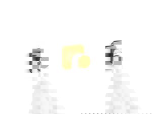 1-Hook Robe Hook in Vibrant Brushed Moderne Brass