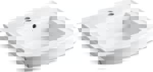 @ *ARCH 24X20-1/2 4 VC PED LAV WHIT