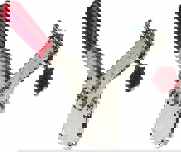 Manual Hold-Down Toggle Clamp: Horizontal, 750 lb Capacity, U-Bar, Straight Base