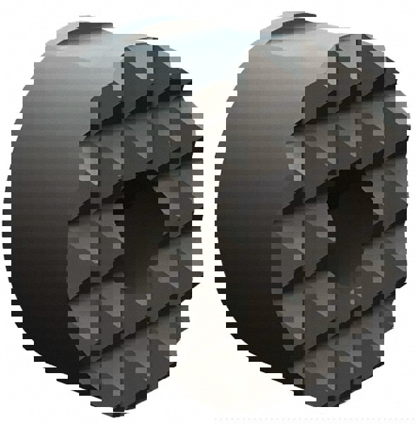 Round Positioning Grippers; Material: Carbide-Tipped ; Attachment Style: Threaded ; Thread Size: 1/4-28 in ; Finish: Zinc ; Tooth Pattern: Straight Serration ; Tooth Grade: Extra Fine