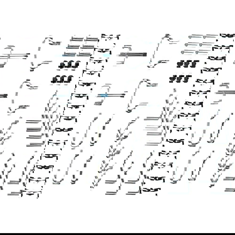 Pegboard Hook Sets; Set Type: Hooks ; Mount Type: Hanging ; For Use With: Pegboard ; Material: Plastic; Metal ; Number Of Pieces: 32.000 ; Includes: Locking Peg Hooks