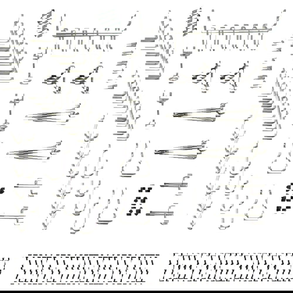 Pegboard Hook Sets; Set Type: Hooks ; Mount Type: Hanging ; For Use With: Pegboard ; Material: Metal ; Number Of Pieces: 47.000