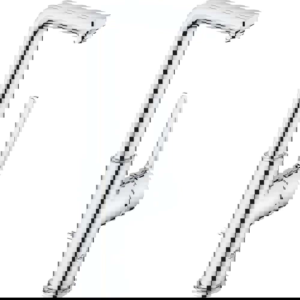 Lavatory Faucets; Spout Type: High Arc ; Handle Type: Lever ; Mounting Centers: Single Hole (Inch); Finish/Coating: Polished Chrome