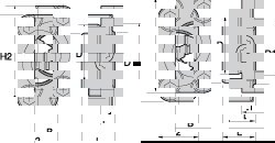 Modular Lathe Adapter/Mount: Neutral Cut, KM25 Modular Connection