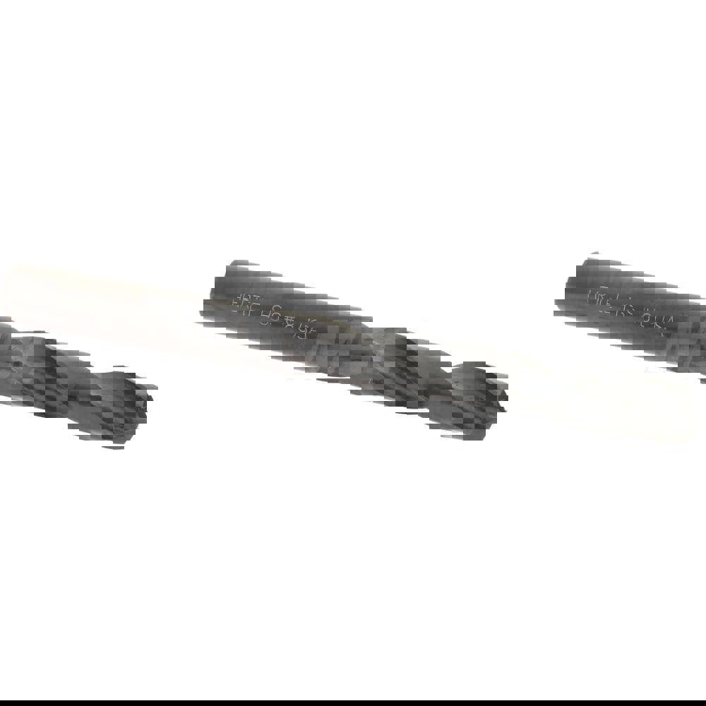 Screw Machine Length Drill Bit: Size #8, 135 deg Point, High-Speed Steel