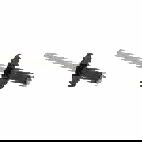 Open End Blind Rivet: Large Flange Head, Aluminum Body, Stainless Steel Mandrel