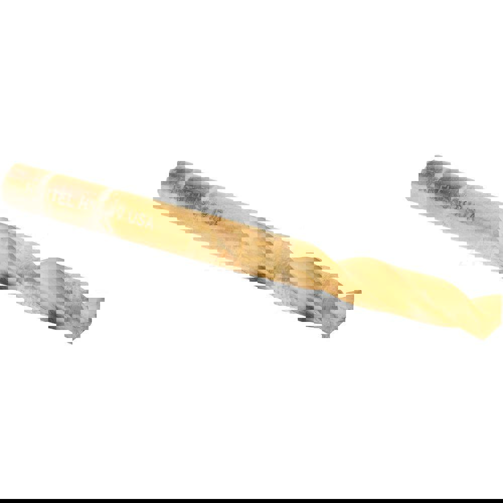 Screw Machine Length Drill Bit: Size #9, 135 deg Point, High-Speed Steel