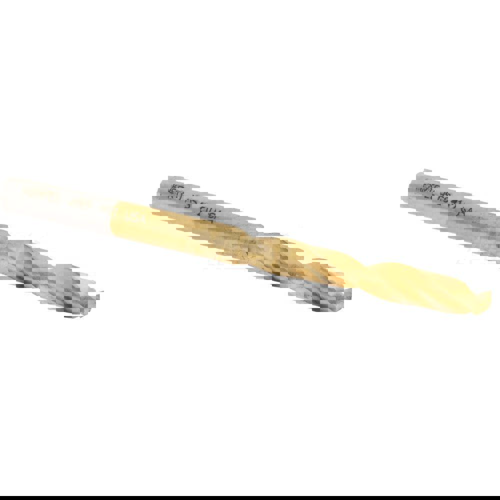 Screw Machine Length Drill Bit: Size #21, 135 deg Point, High-Speed Steel