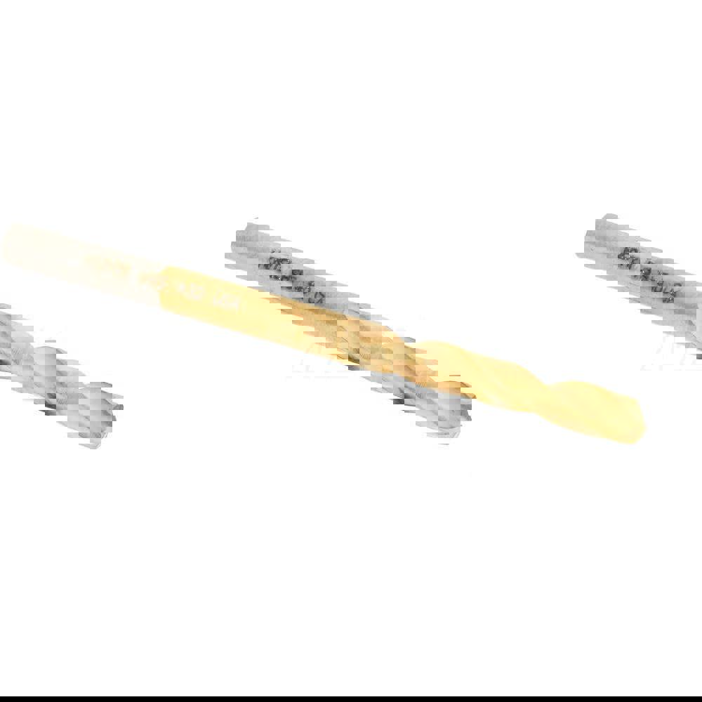 Screw Machine Length Drill Bit: Size #30, 135 deg Point, High-Speed Steel