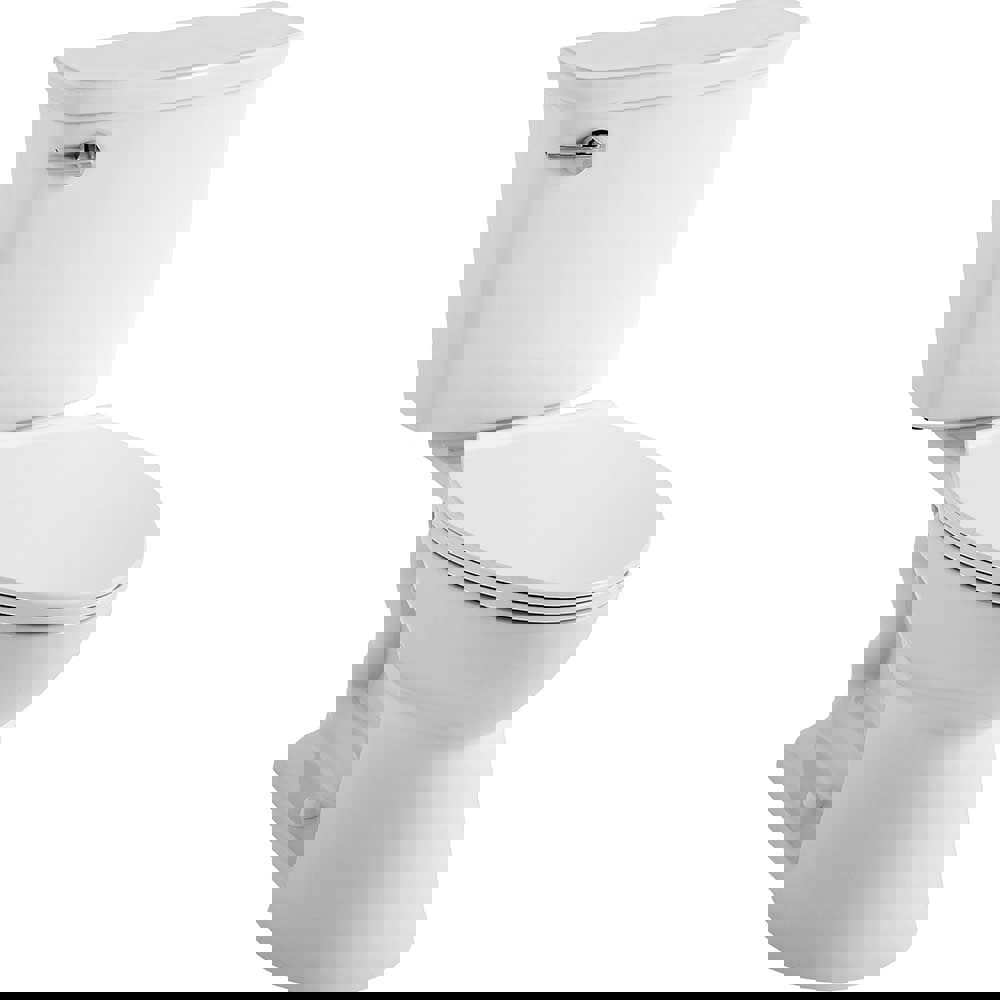 VorMax. Two-Piece 1.28 gpf/4.8 Lpf Chair Height Elongated Toilet Less Seat