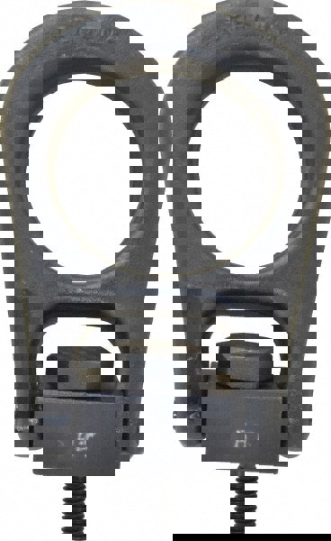 Forged Center Pull Hoist Ring: 2,500 lb Working Load Limit