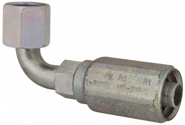 Hydraulic Hose Short Drop Female JIC Swivel 90 &deg; Elbow: 0.5