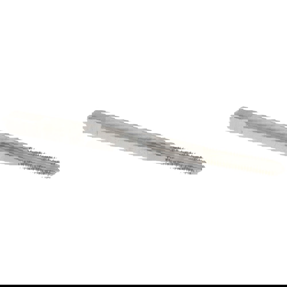 Straight Flute Tap: M3x0.50 Metric Coarse, 3 Flutes, Modified Bottoming, Solid Carbide, Bright/Uncoated