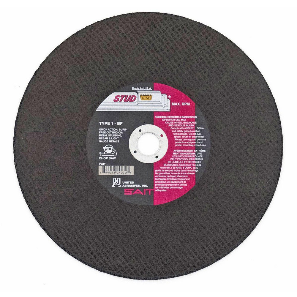 Cut-Off Wheel: Type 01/41, 10