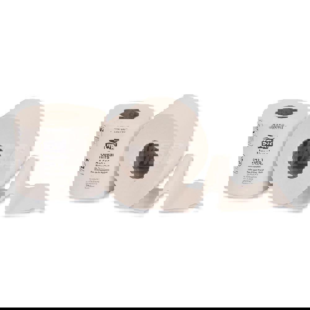 Bathroom Tissue: Standard Roll, Recycled Fiber, 2-Ply, White