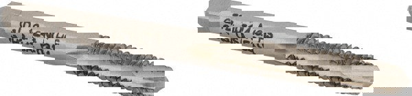 Spiral Point Tap: #10-24 UNC, 2 Flutes, Plug Chamfer, 2B/3B Class of Fit, High-Speed Steel, Bright/Uncoated