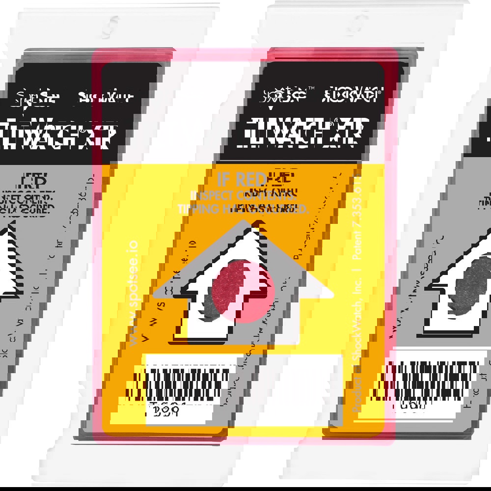 Safety & Facility Labels; Label Message Type: Tilt Indicator ; Label Message: If Red Inspect Contents;Tilting Has Occurred ; Language: English ; Write on Surface: No ; Overall Height (Decimal Inch): 2.9200