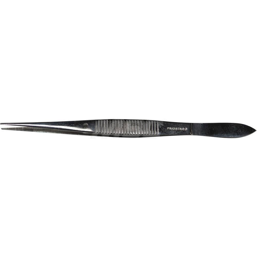 Scissors, Forceps & Tweezers; Product Type: Forceps ; Overall Length: 4.50 ; Tip Shape: Straight ; Blade Style: Straight ; Disposable: No