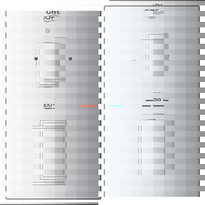 Two Handle Thermostatic Valve Trim in StarLight Chrome