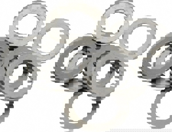 5/8 Inch Inside Diameter, 1 Inch Outside Diameter, 3/16 Inch Keyway Width, Steel Machine Tool Arbor Spacer Set