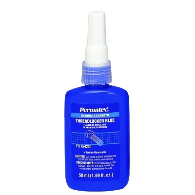 Threadlocker: Blue, Liquid, 50 mL, Bottle