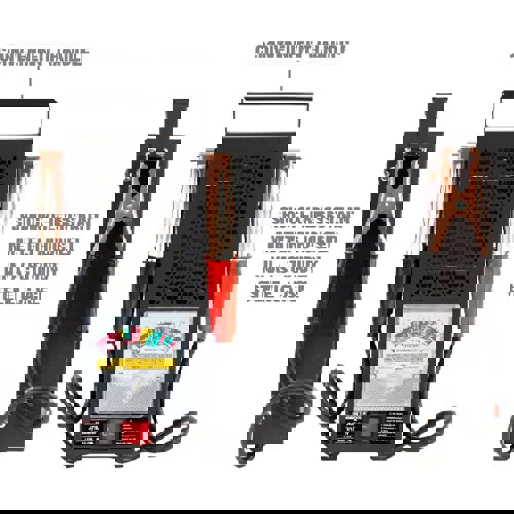 Automotive Battery Testers; Battery Tester Type: Battery Load Tester; Battery Configuration: One Battery (6V or 12V); Battery Chemistry: Lithium-ion; Dry-Cell AGM Lead Acid; Sealed Lead Acid (SLA); Wet-Cell Lead Acid; Cable Length (Feet): 13.500; Battery
