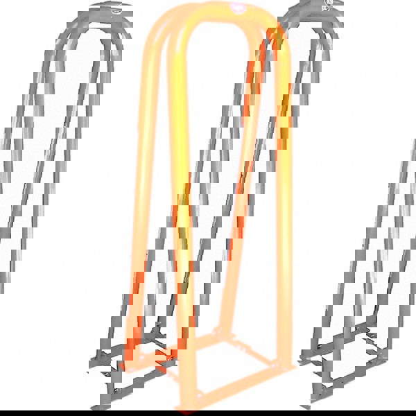 Tire Cage: Steel, Heavy-Duty Steel Construction, Use with OTR